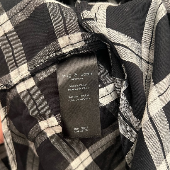 Rag & Bone Off Shoulder Jean Top Women’s XS - Picture 7 of 7